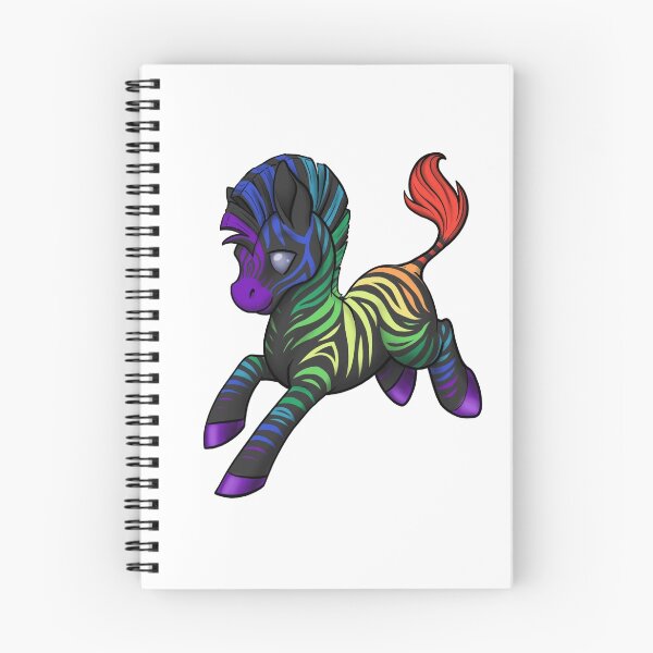 Item preview, Black Rainbow Zebra designed and sold by Dragons and Beasties.