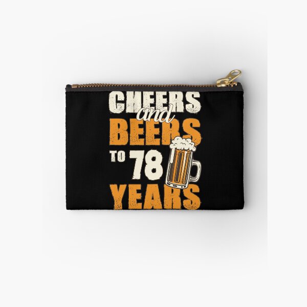 Item preview, Cheers and Beers to 78 years, funny birthday gift designed and sold by HeavyStyle.