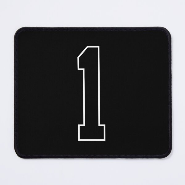 Item preview, Black Number 1 lucky sports jersey one designed and sold by HeavyStyle.