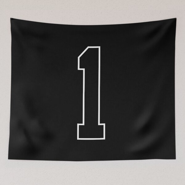 Item preview, Black Number 1 lucky sports jersey one designed and sold by HeavyStyle.
