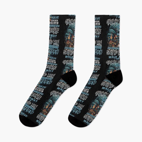 Item preview, Walk Away Im A Grumpy old man I Was born in March designed and sold by TamYork.