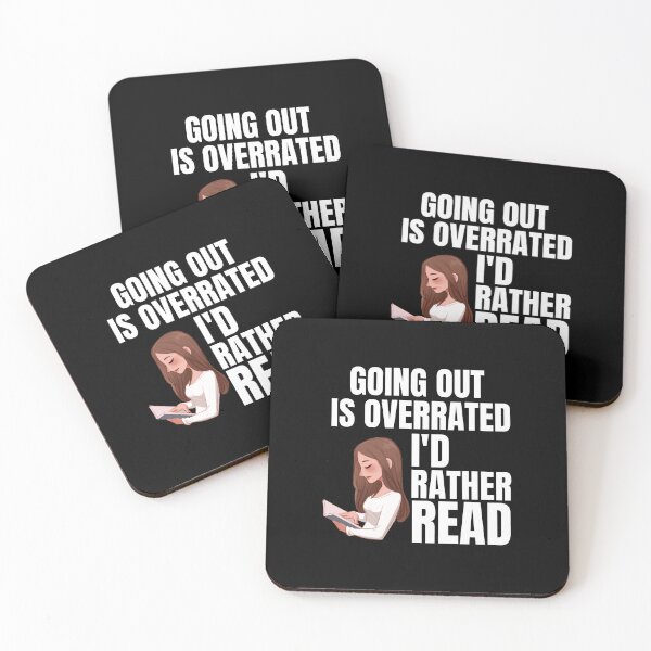 Item preview, Going Outside Is Highly Overrated - I'd Rather Read designed and sold by shmodev.
