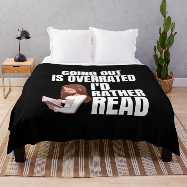 Item preview, Going Outside Is Highly Overrated - I'd Rather Read designed and sold by shmodev.