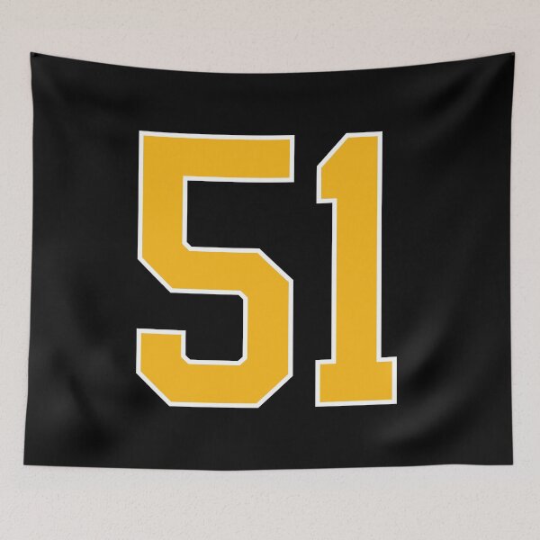 Item preview, Yellow Number 51 lucky sports jersey fifty one designed and sold by HeavyStyle.
