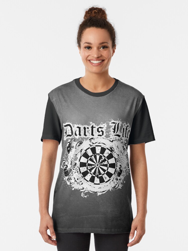 Alternate view of Darts Life Darts Shirt Graphic T-Shirt