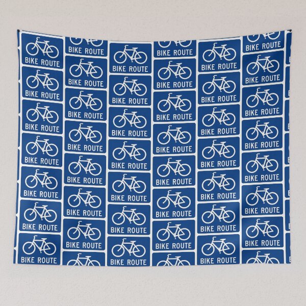 Item preview, Bike Route Sign designed and sold by surgedesigns.