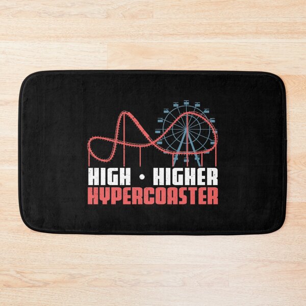 Item preview, High Higher Hypercoaster Coaster Roller Coaster Amusement designed and sold by StrongShirts.