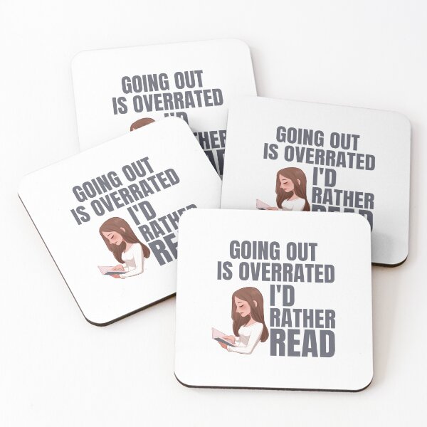 Item preview, Going Outside Is Highly Overrated - I'd Rather Read designed and sold by shmodev.