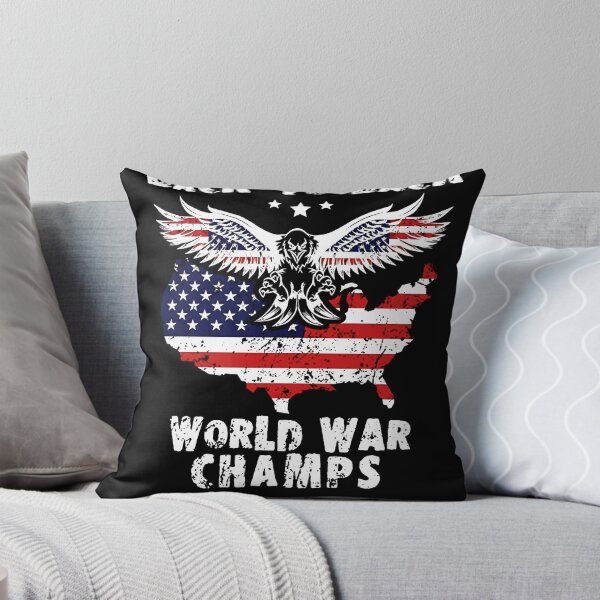 Item preview, Back-to-Back World War Champs T-Shirt WW1 WW2 Vintage Tshirt-America-USA designed and sold by BreidinOdelia.