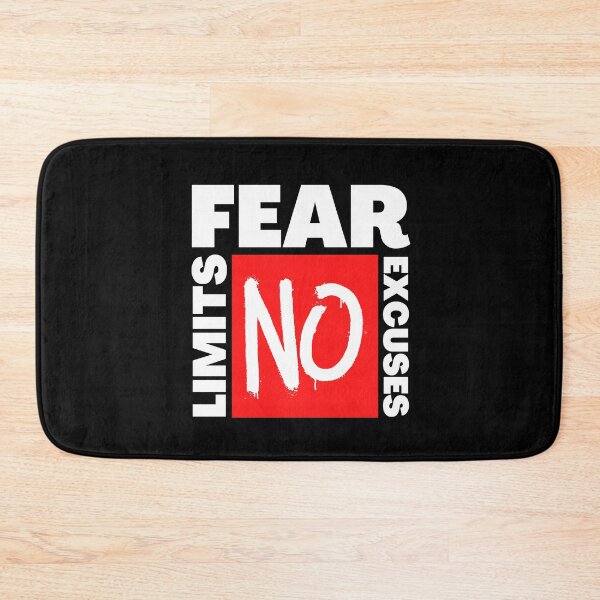 Item preview, NO Fear No Limits No Excuses designed and sold by GeeHanz.