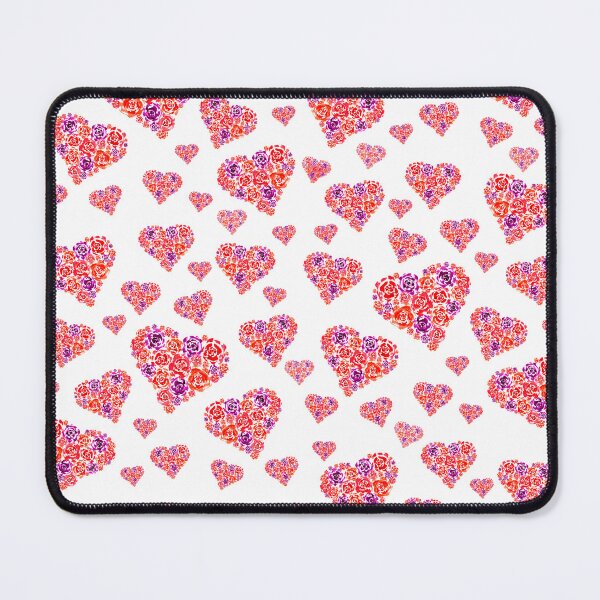 Item preview, Flower Hearts Pattern designed and sold by Sebastian Grafmann.