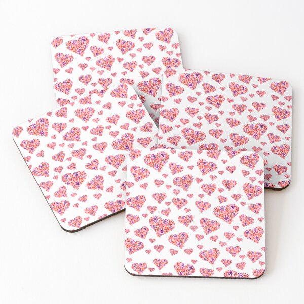 Item preview, Flower Hearts Pattern designed and sold by Sebastian Grafmann.