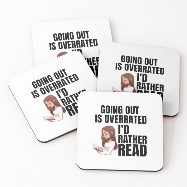 Item preview, Going Outside Is Highly Overrated - I'd Rather Read designed and sold by shmodev.