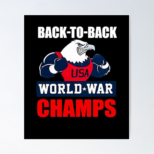 Item preview, Back-to-Back-World-War-Champs-T-Shirt designed and sold by BreidinOdelia.