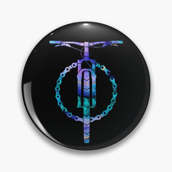 Item preview, Blue Purple Acrylic Marble Mountain Bike designed and sold by artOfCal013.