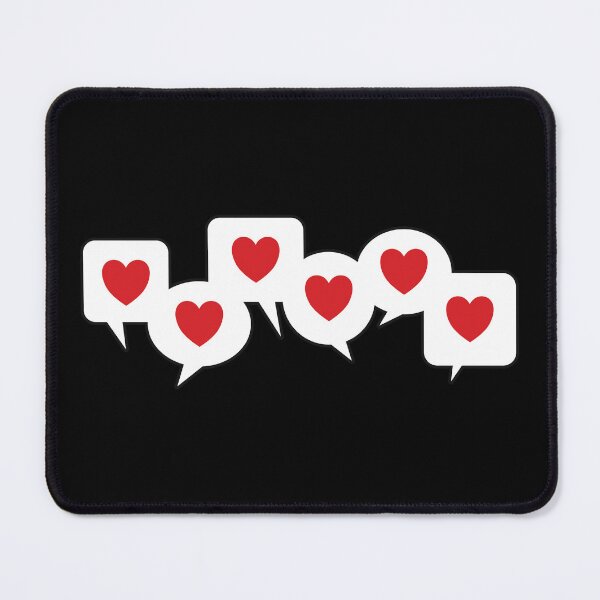 Item preview, Love Heart Speech Bubbles designed and sold by iscaStudioArt.