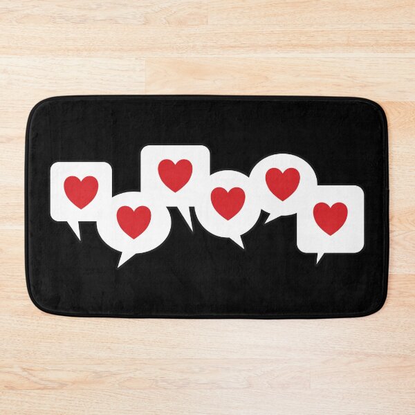 Item preview, Love Heart Speech Bubbles designed and sold by iscaStudioArt.