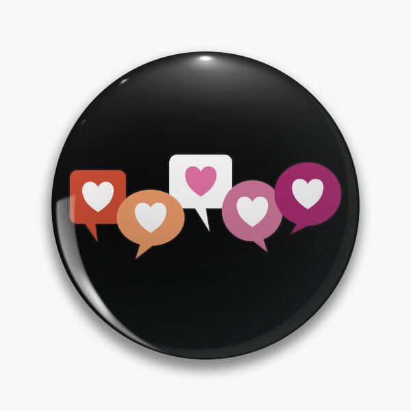 Item preview, Lesbian Love Heart Speech Bubbles designed and sold by iscaStudioArt.