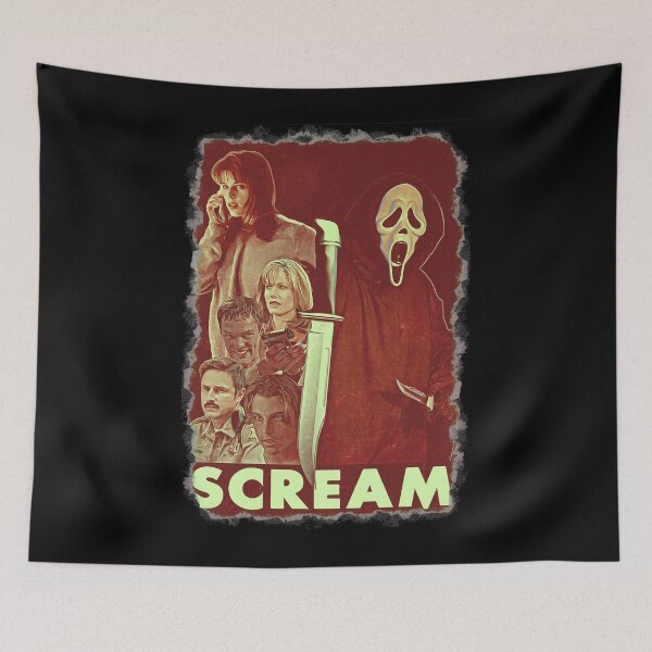 Item preview, Scream Knife Call Me Poster designed and sold by Pereira8370.