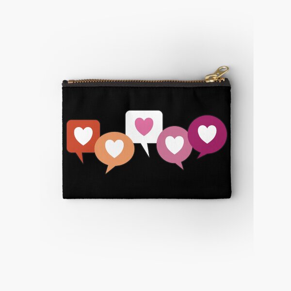 Item preview, Lesbian Love Heart Speech Bubbles designed and sold by iscaStudioArt.