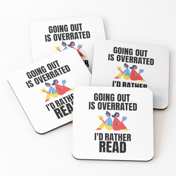 Item preview, Going Outside Is Highly Overrated - I'd Rather Read designed and sold by shmodev.