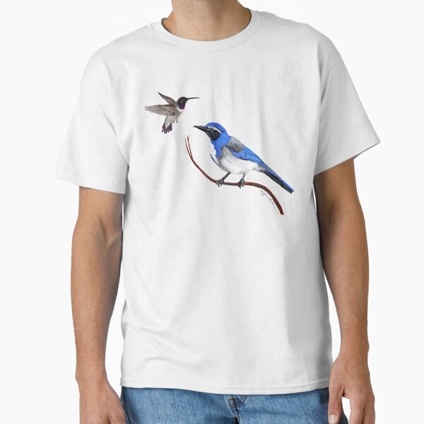 Hummingbird and Scrub Jay Classic T-Shirt