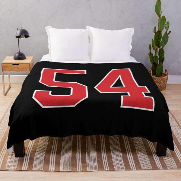 Item preview, Sports Number 54, red black color lucky sport fifty four designed and sold by ArtIsParty.