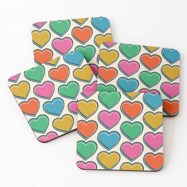 Item preview, Teamwork hearts - light background designed and sold by pakanta.