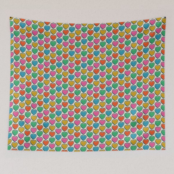 Item preview, Teamwork hearts - light background designed and sold by pakanta.