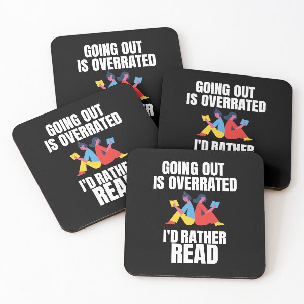 Item preview, Going Outside Is Highly Overrated - I'd Rather Read designed and sold by shmodev.
