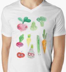 Veggie party Men's V-Neck T-Shirt