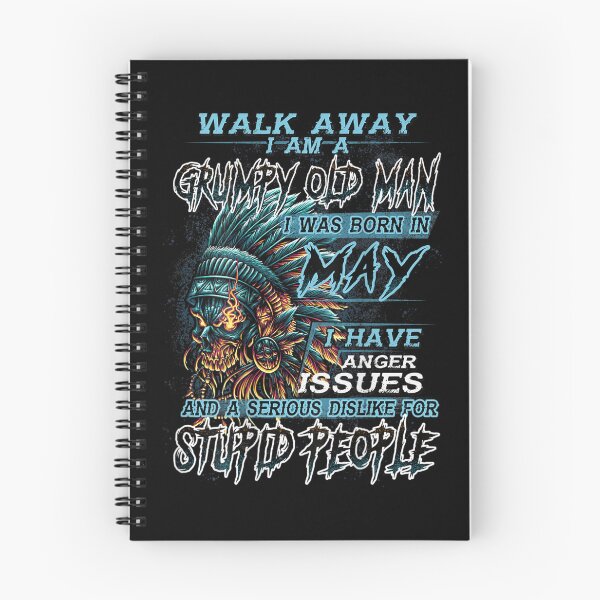 Item preview, Walk Away Im A Grumpy old man I Was born in May designed and sold by TamYork.