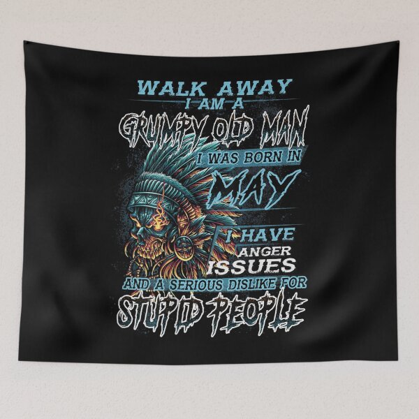 Item preview, Walk Away Im A Grumpy old man I Was born in May designed and sold by TamYork.