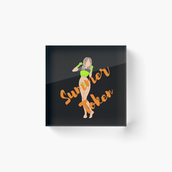 Item preview, Summer Token, Girl token designed and sold by Anastasiia87.