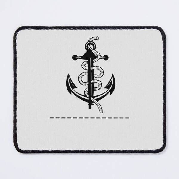 Item preview, Anchor And Rope Silhouette  Classic T-Shirt designed and sold by IsmailMoser.