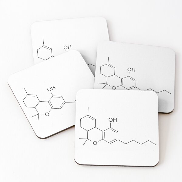 Item preview, Tetrahydrocannabinol THC C21H30O2 designed and sold by Zeeph.