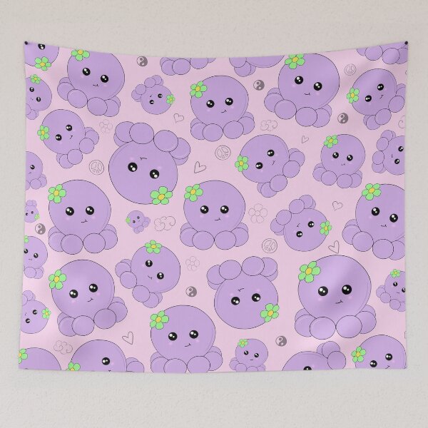 Item preview, Flower Octopus Pattern designed and sold by ShutterStudios.