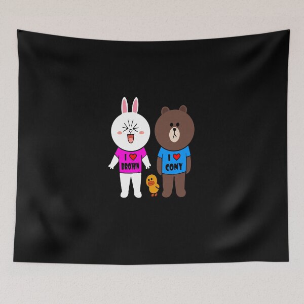 Item preview, Brown bear cony bunny rabbit we love each other Classic T-Shirt designed and sold by BelaGartner.