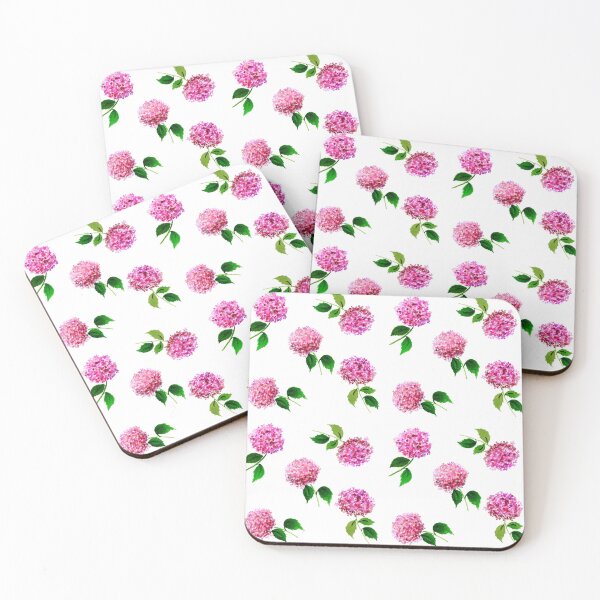 Item preview, Pink Hydrangeas designed and sold by Njosephillustrations.