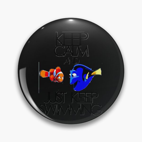 Item preview, Keep Calm and Just Keep Swimming Essential   designed and sold by MikeNade.
