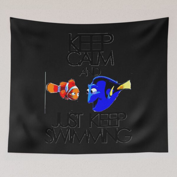 Item preview, Keep Calm and Just Keep Swimming Essential   designed and sold by MikeNade.