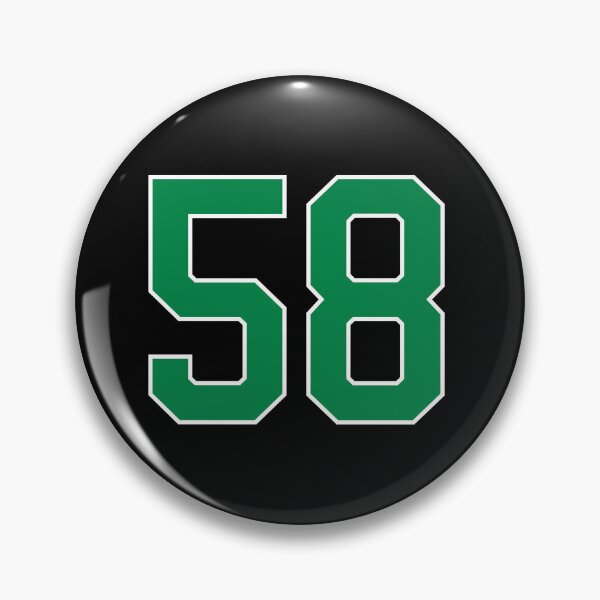 Item preview, 58 number, green lucky sports fifty eight designed and sold by ArtIsParty.