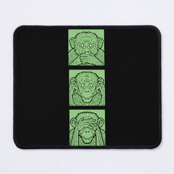 Item preview, three green wise monkeys  designed and sold by Kristen9132901.