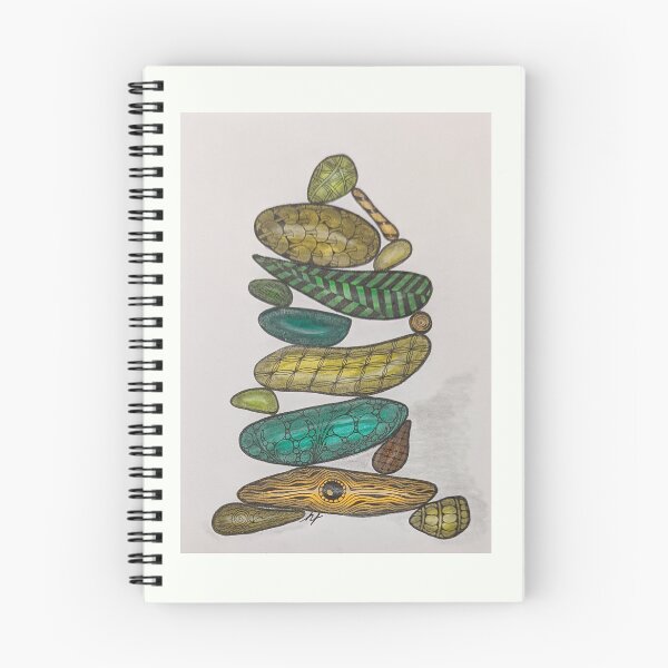 Item preview, Stacks of Rocks - Green Fields designed and sold by Creative Old Owl.