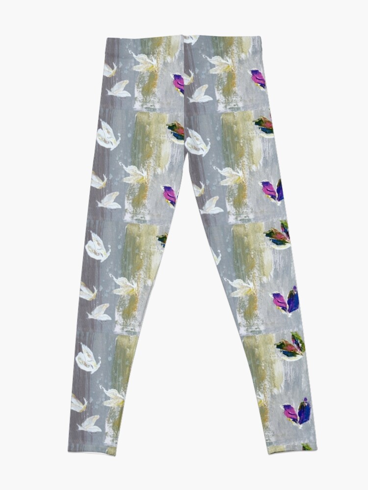 Alternate view of Beautiful butterflies.Impressionism Leggings