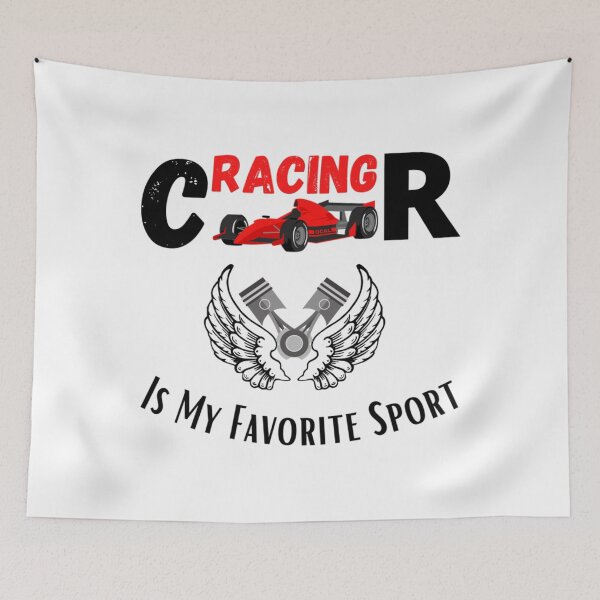 Item preview, Car Racing Is My Favorite Sport-car racing about game-car lovers-auto racing helmets                             designed and sold by RosalynGifts.