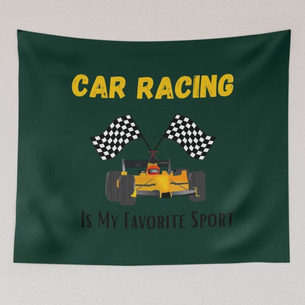 Item preview, Car Racing Is My Favorite Sport-funny gift car racing lovers                      designed and sold by RosalynGifts.