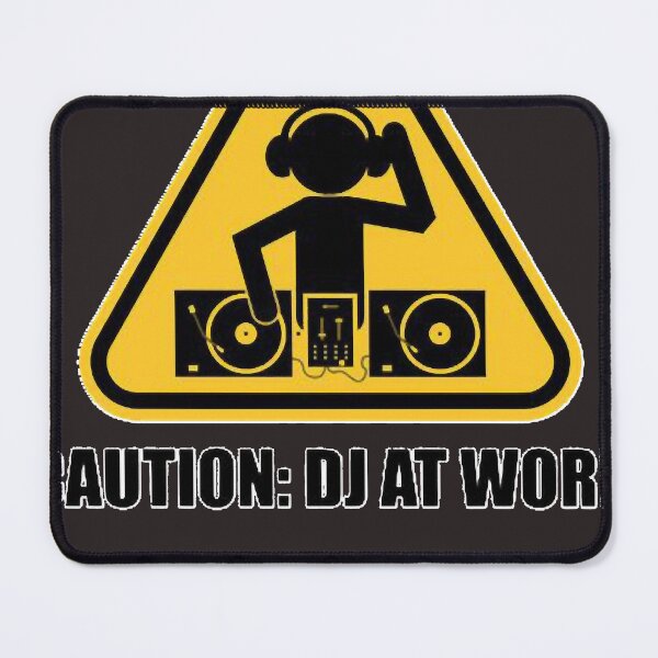 Item preview, caution DJ at work Classic T-Shirt designed and sold by LucyWilliam12.