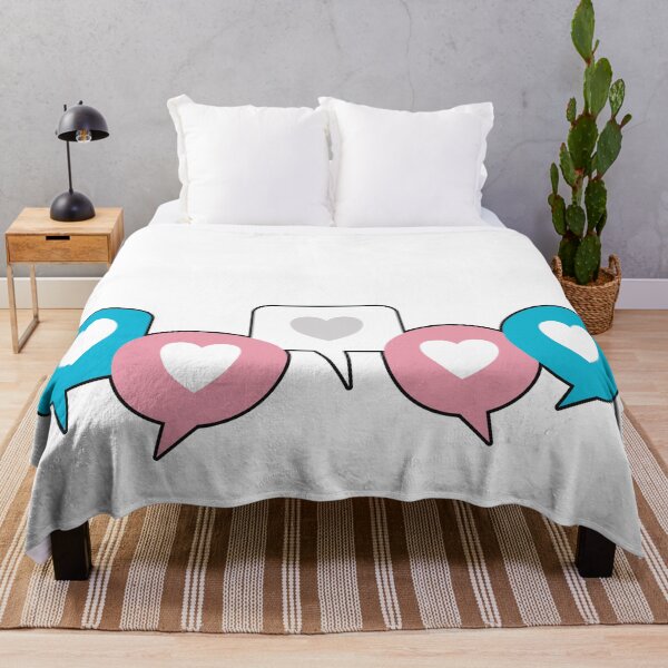 Item preview, Transgender Love Heart Speech Bubbles designed and sold by iscaStudioArt.