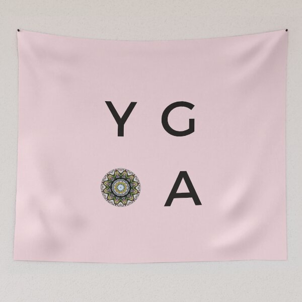 Item preview, Yoga Mandala Design light pink designed and sold by M-Infinite.